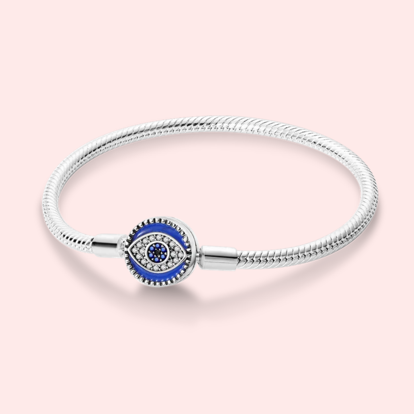 Pulseira de prata 925 17-20 cm modelo Pandora.