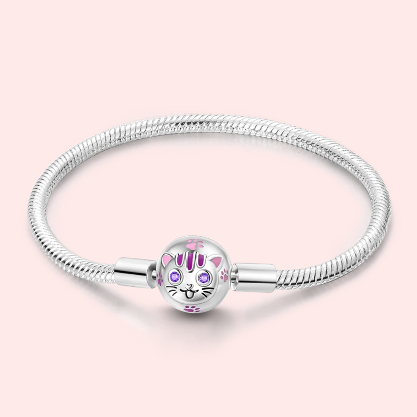 Pulseira de prata 925 17-20 cm modelo Pandora.