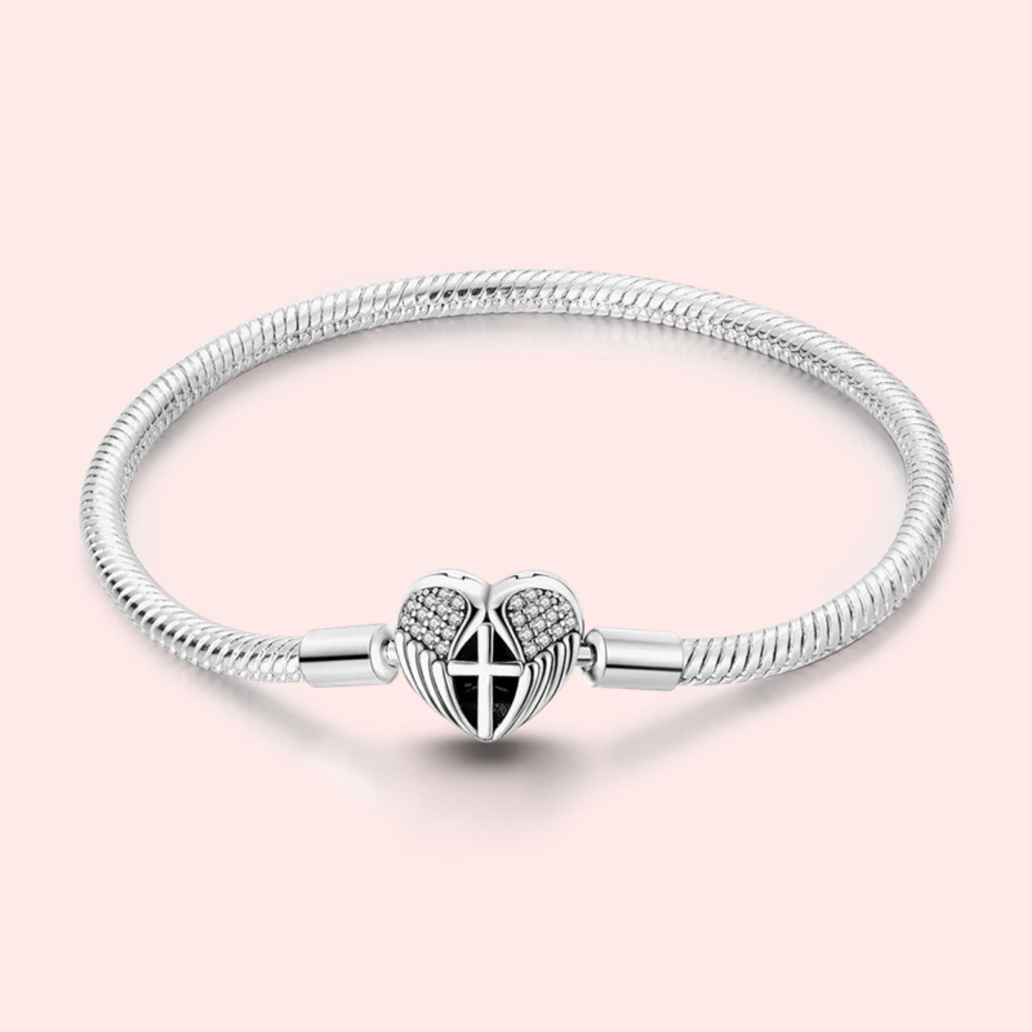 Pulseira de prata 925 17-20 cm modelo Pandora.