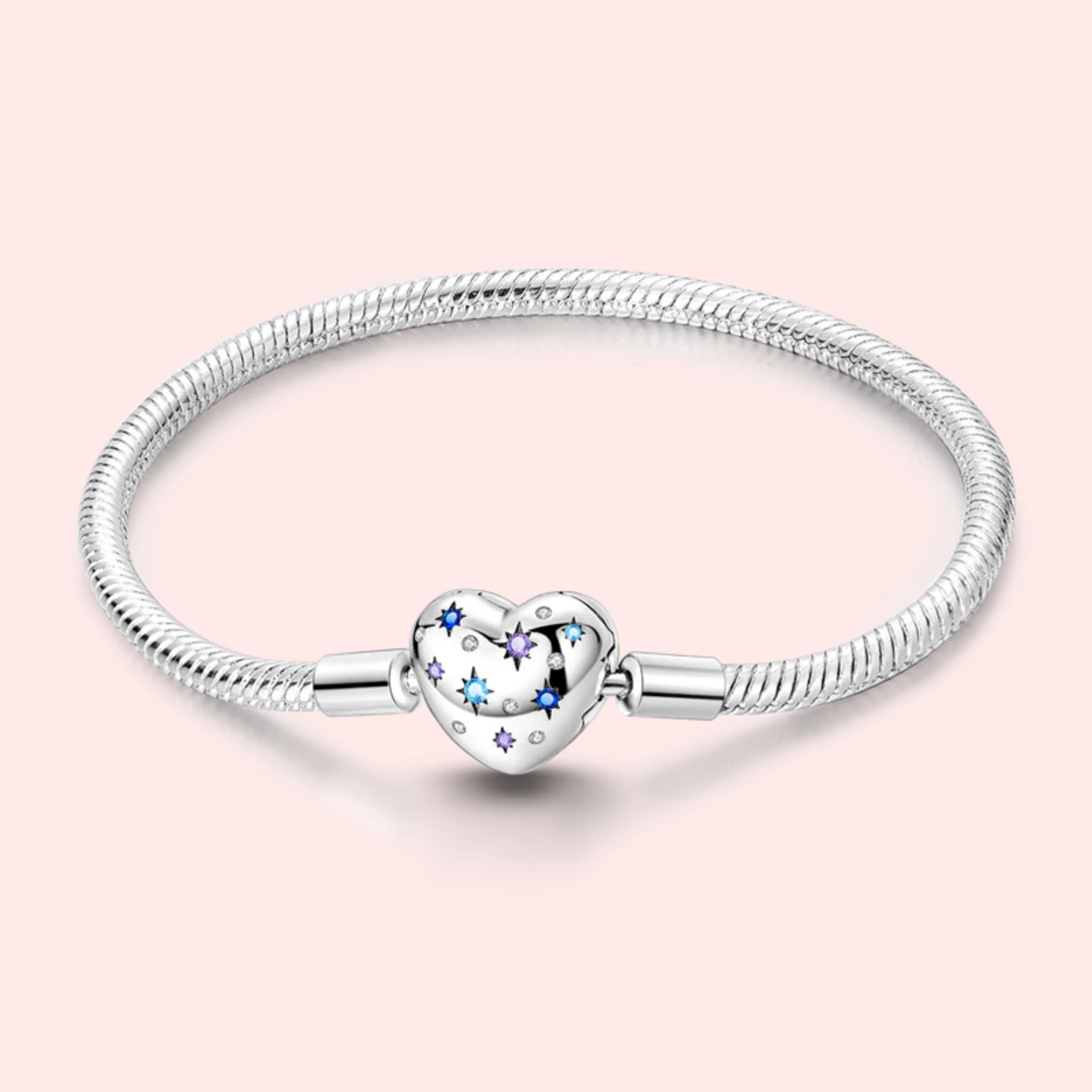 Pulseira de prata 925 17-20 cm modelo Pandora.