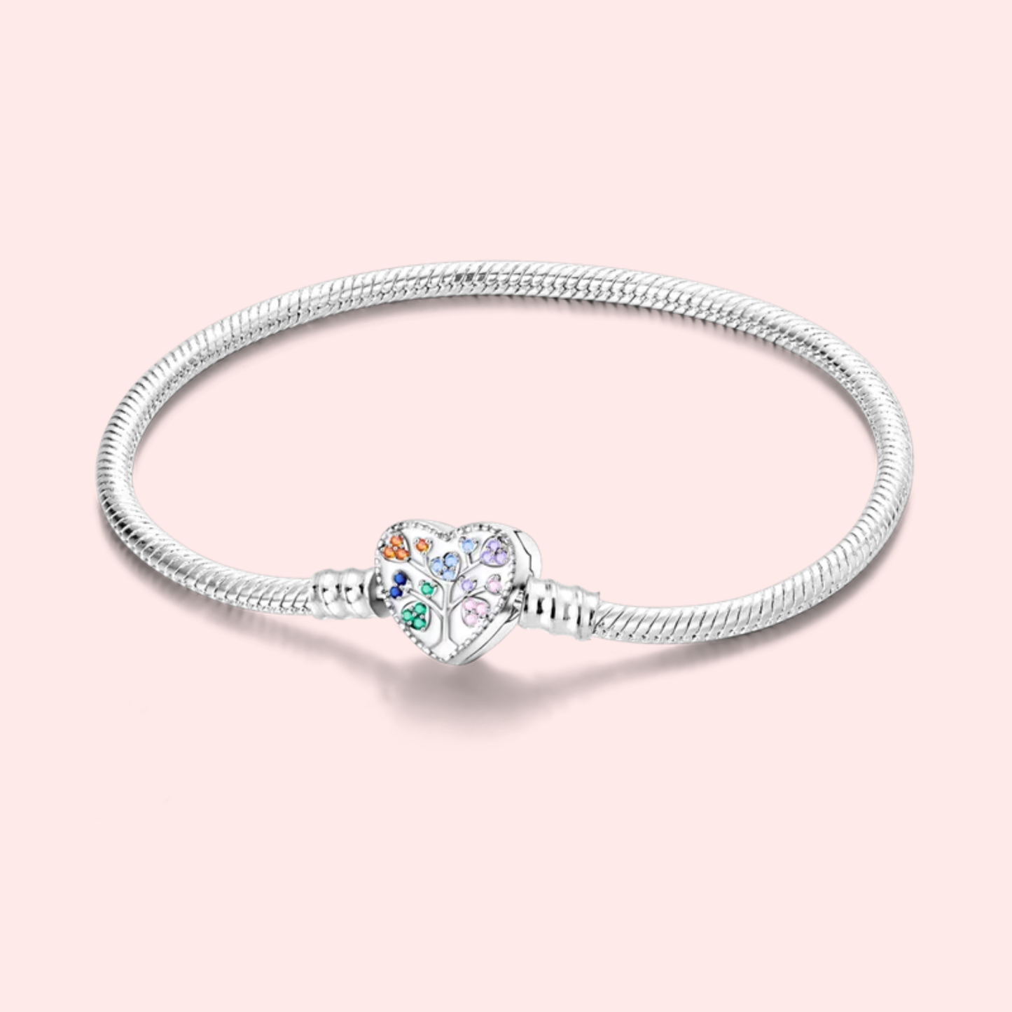 Pulseira de prata 925 17-20 cm modelo Pandora.