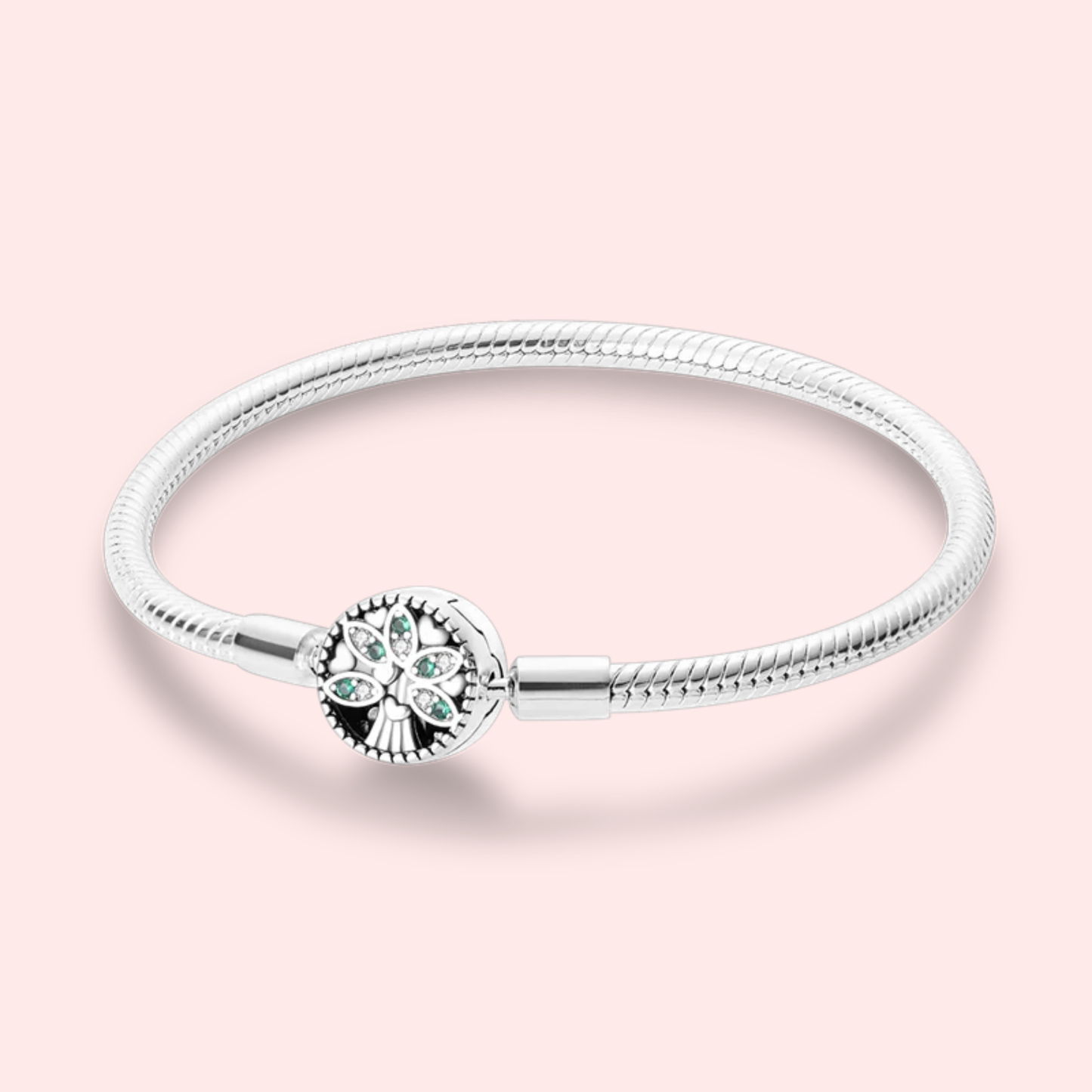 Pulseira de prata 925 17-20 cm modelo Pandora.