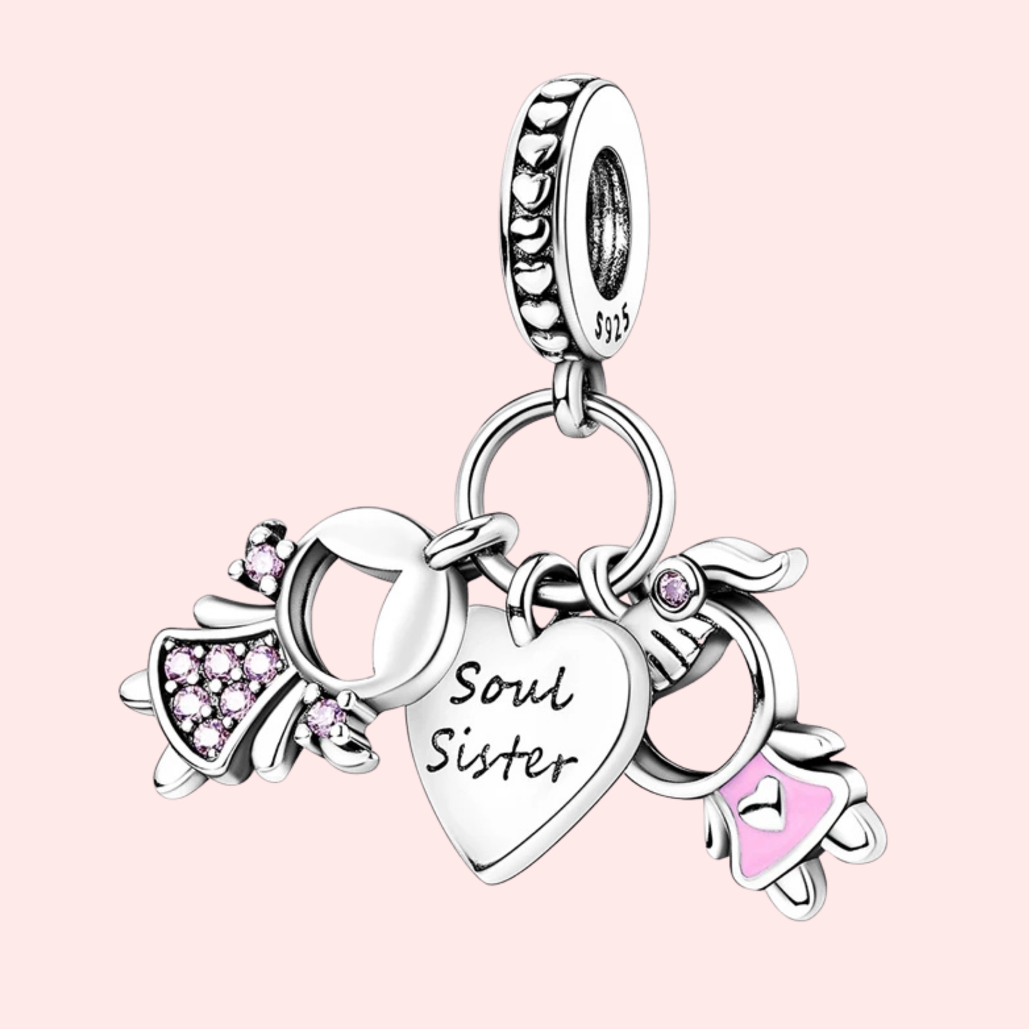 Pingente Charm prata 925 para pulseira Pandora.