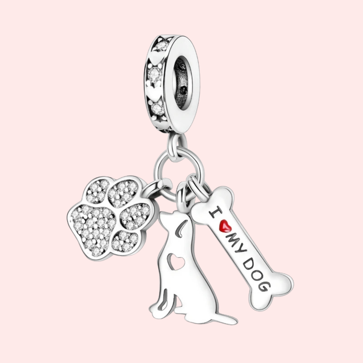 Pingente Charm prata 925 para pulseira Pandora.