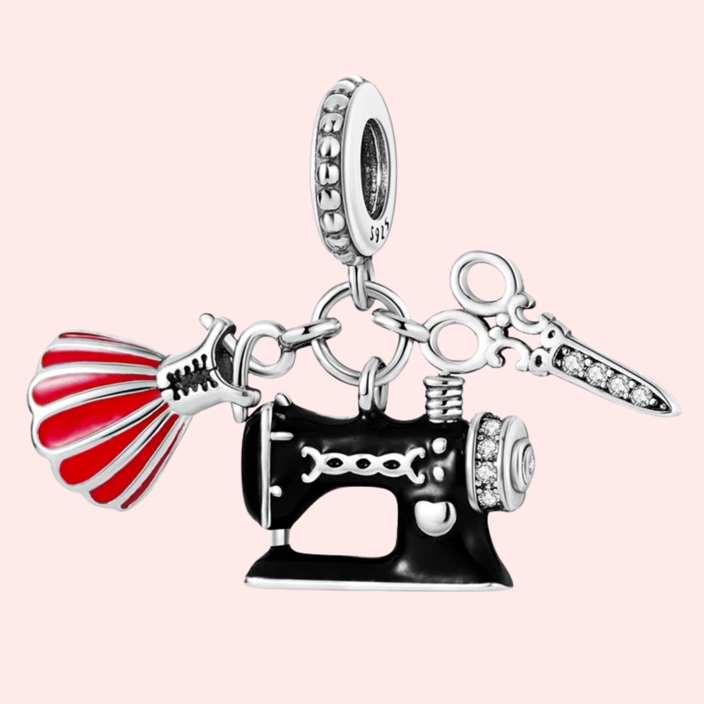 Pingente Charm prata 925 para pulseira Pandora.