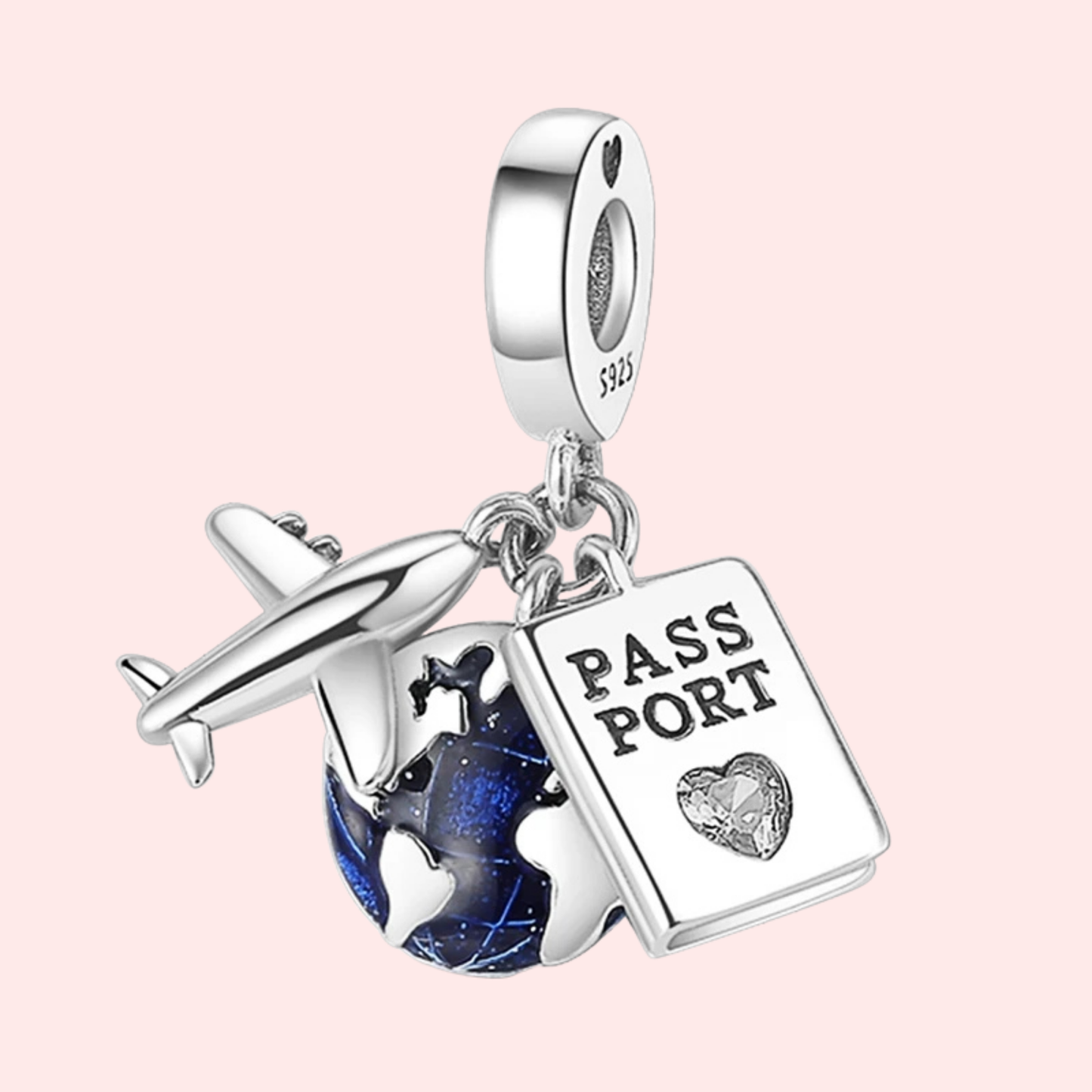 Pingente Charm prata 925 para pulseira Pandora.