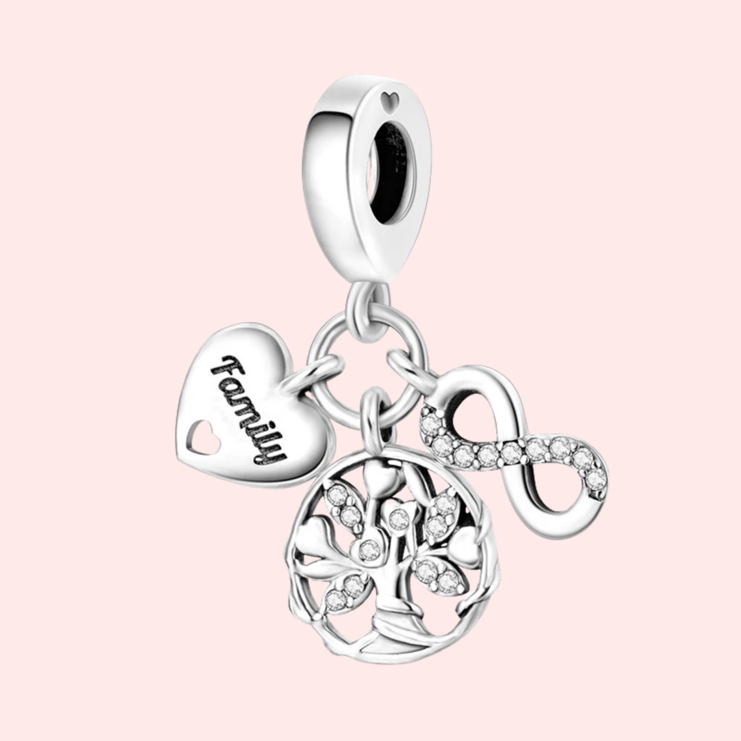 Pingente Charm prata 925 para pulseira Pandora.