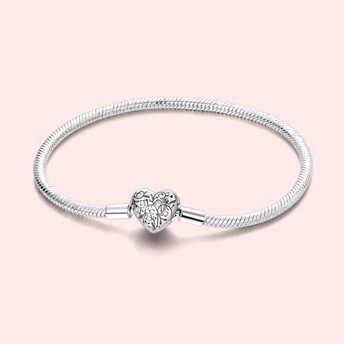 Pulseira de prata 925 17-20 cm modelo Pandora.