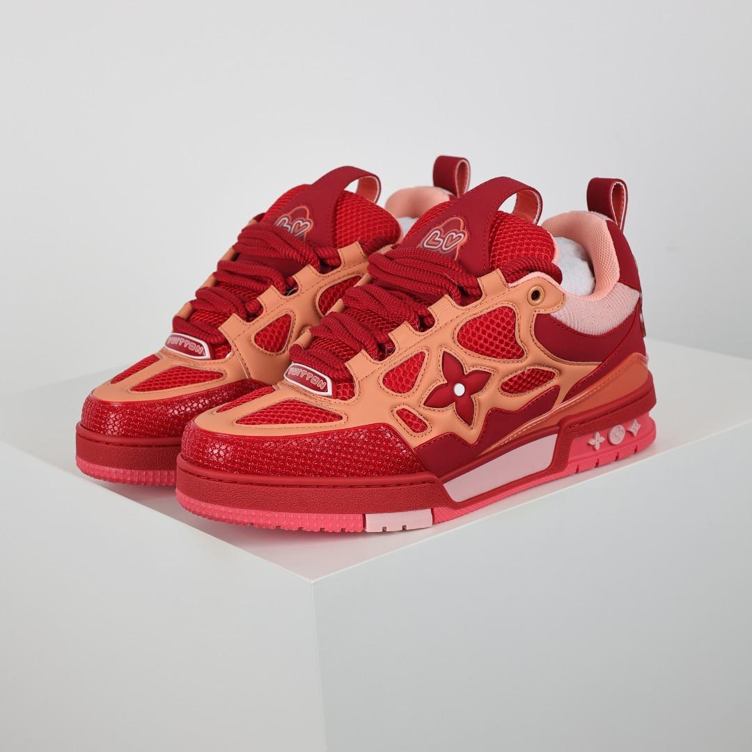 Tênis Louis Vuitton Skate Red