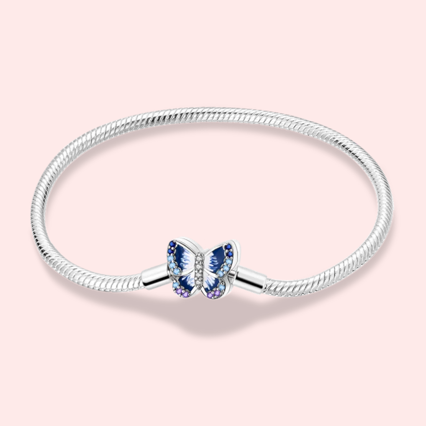 Pulseira de prata 925 17-20 cm modelo Pandora.