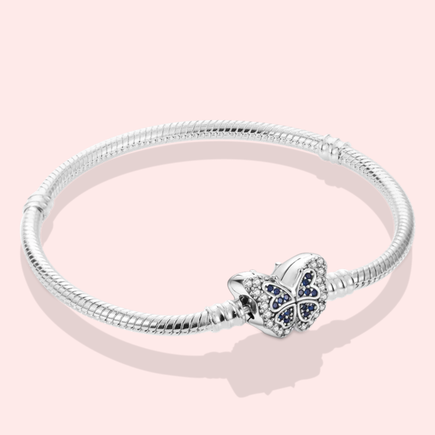 Pulseira de prata 925 17-20 cm modelo Pandora.