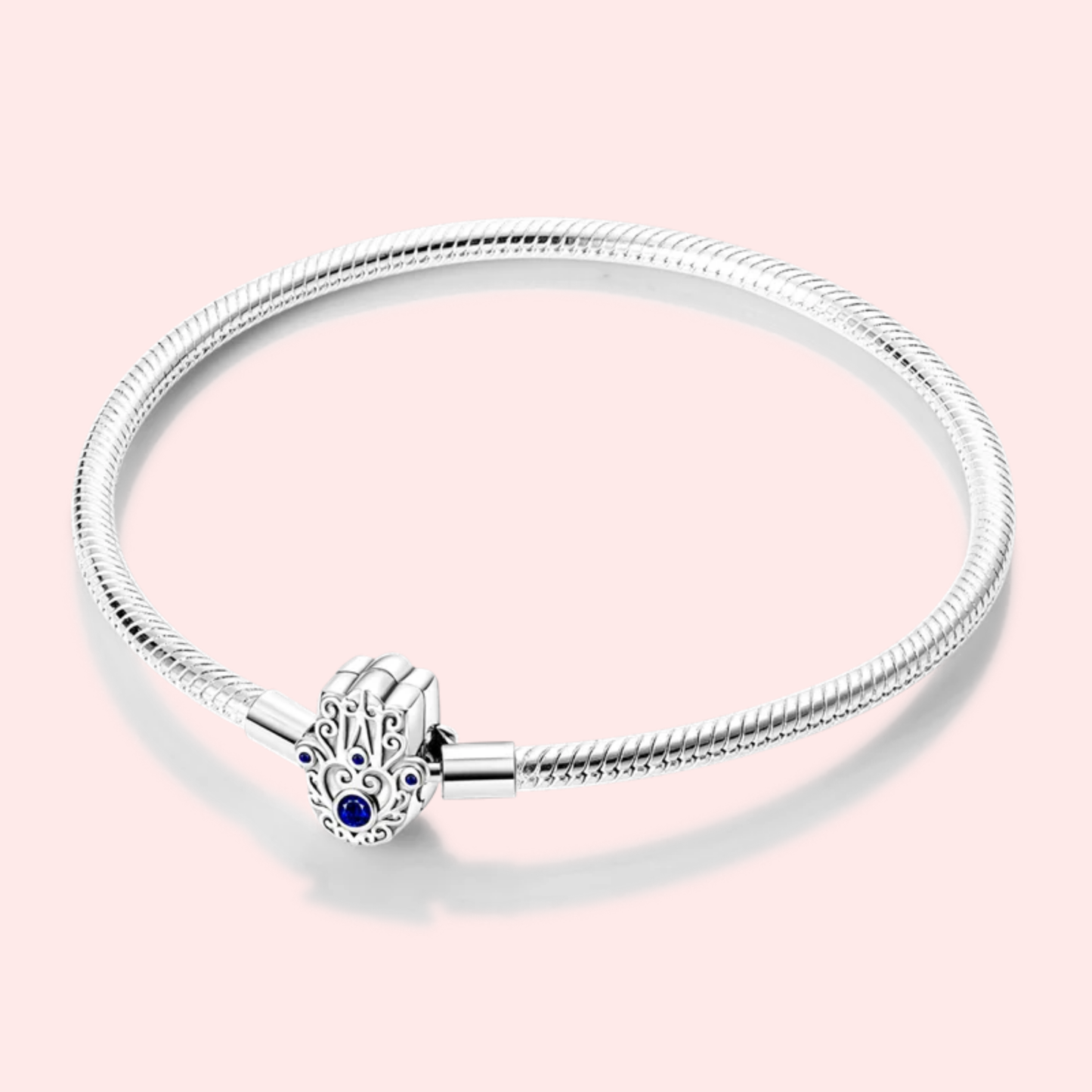 Pulseira de prata 925 17-20 cm modelo Pandora.