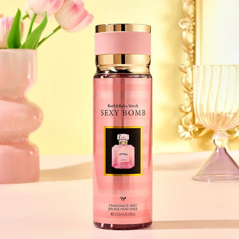 perfume corpo spray fragrância de longa duração 250ml perfume floral feminino flertando feromônio eau de parfum