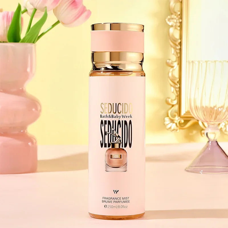 perfume corpo spray fragrância de longa duração 250ml perfume floral feminino flertando feromônio eau de parfum