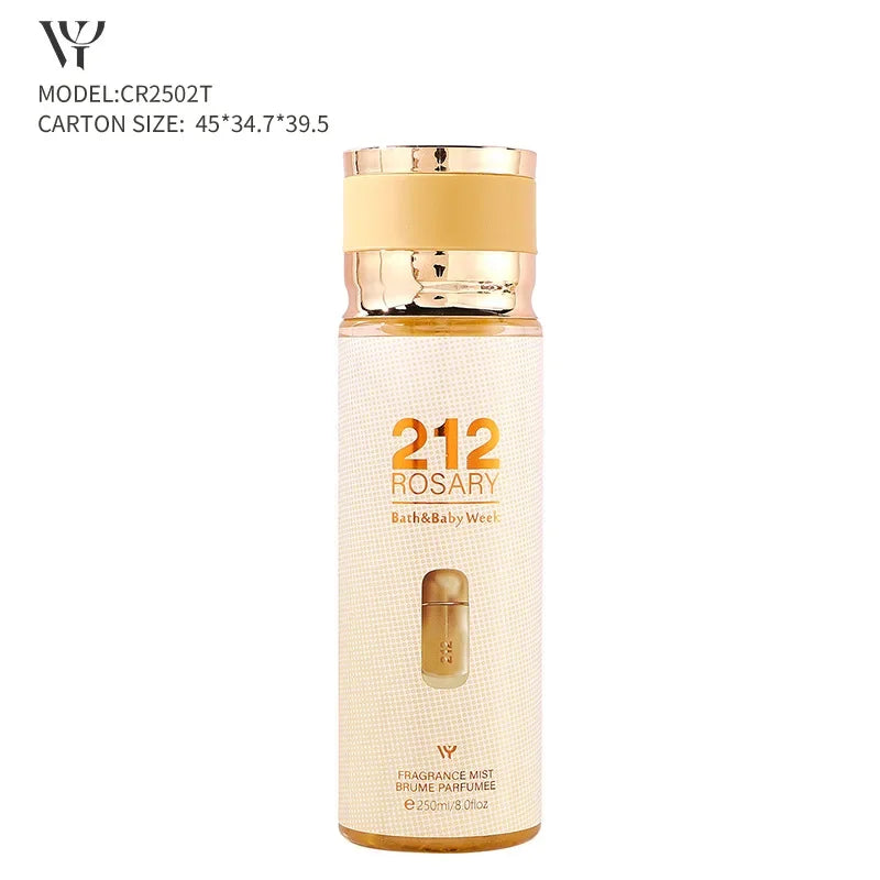 perfume corpo spray fragrância de longa duração 250ml perfume floral feminino flertando feromônio eau de parfum